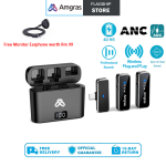 میکروفون دو کاربره یقه‌ای AMGRAS SOUND METAIII PRO