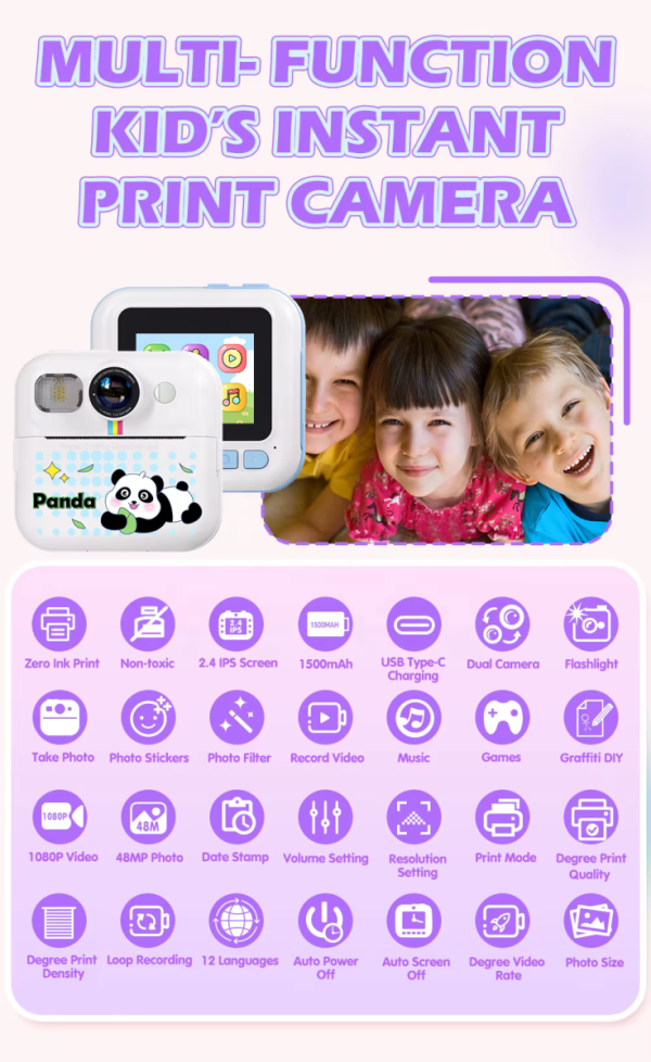 دوربین دیجیتال پرینت فوری 3+